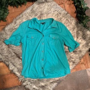 Teal Cargo-style top